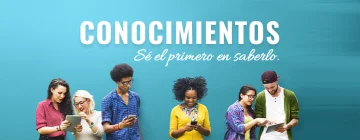 Diversos personas que tienen información del blog en dispositivos digitales