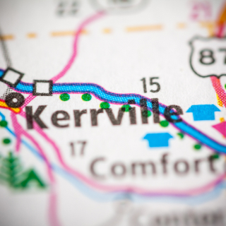 1. La ciudad de Kerrville, Texas en el mapa – Seguro de auto barato en Kerrville, Texas