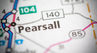 1. La ciudad de Pearsall en el mapa de Texas, Estados Unidos – Seguro de auto barato en Pearsall, TX.